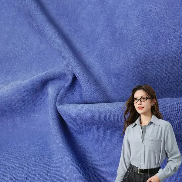 Polyester Peach Skin Shirt Fabric